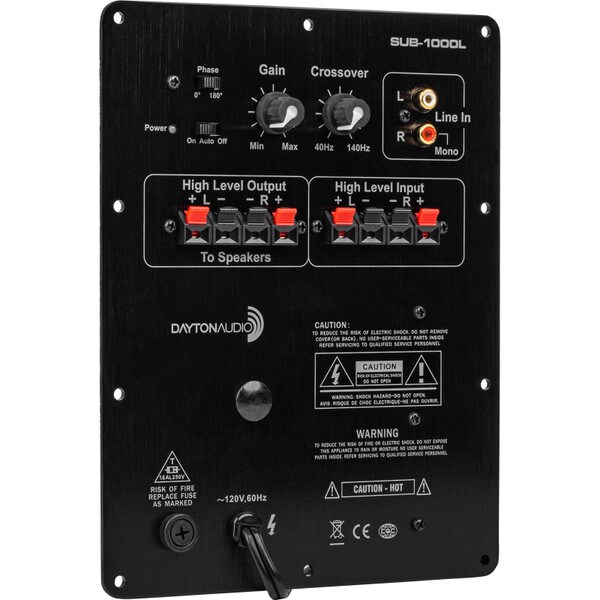 Main product image for 80 Watt Subwoofer Plate Amplifier with 3 dB Bass Boost @ 40 Hz309-639